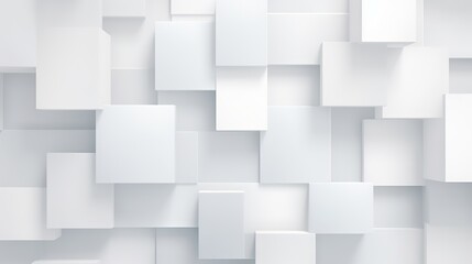 Abstract geometric white and grey rectangle and square pattern background for business presentations, corporate events, seminars, parties, and festive designs

