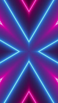 Hypnotic strobe background. Led laser neon lights flickering. Strong crazy moving shapes. Music show opener video