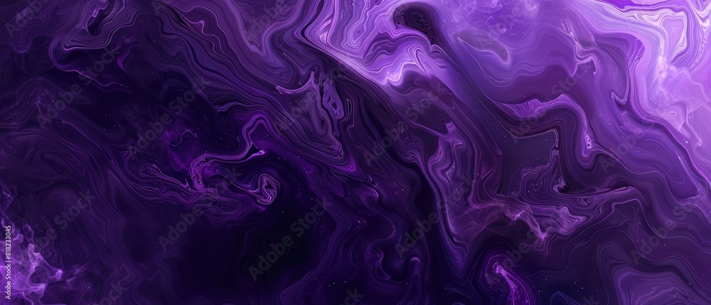 Poster gradient abstract background in black and violet color suitable for desktop wallpaper or website des