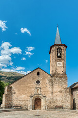 Fototapeta premium The town of Isil belongs to the municipal entity of Isil y Alos, integrated in the municipal term of Alto Aneu, in the region of Pallars Sobira, Catalonia, Spain.