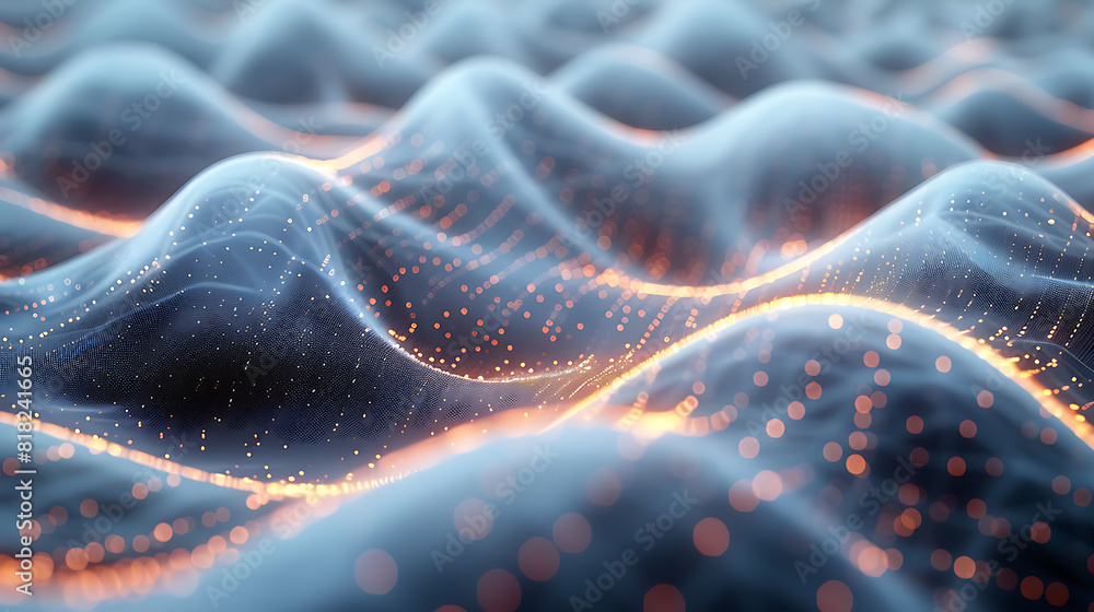 Poster quantum computing concepts emerge from a futuristic digital canvas of innovation
