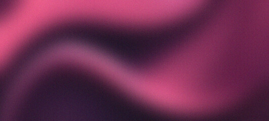 Ethereal Amaranth Purple Gradient Wave Glowing on Grainy Background