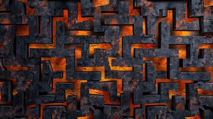 Close Up of Patterned Metal Surface