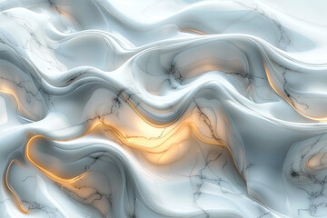 White wavy background. Created with Ai