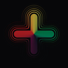 Fototapeta premium Colorful background rainbow. vector illustration