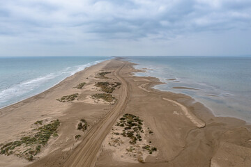 Aerial view of playa del trabucador