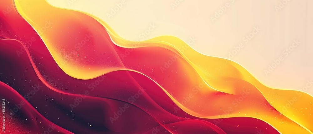 Poster dynamic trendy simple fluid orange gradient abstract cool background with overlapping line effects i