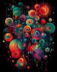 Amazing abstract artwork for graphic design asset and tshirt