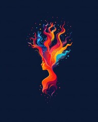 Amazing abstract artwork for graphic design asset and tshirt