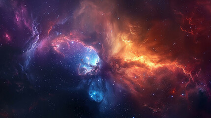 Exploring the Colorful Cosmos Delving into Space -Galaxies - Clouds and Nebulas