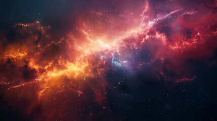 Exploring the Colorful Cosmos Delving into Space -Galaxies - Clouds and Nebulas