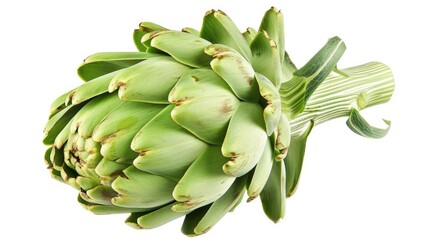 Obraz premium fresh Artichoke isolated on white background