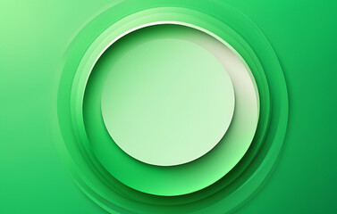 Green Background with geometric shapes gradient color Modern shape concept Suit for business
