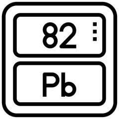 LEAD,periodic table,chemistry,science,element.svg