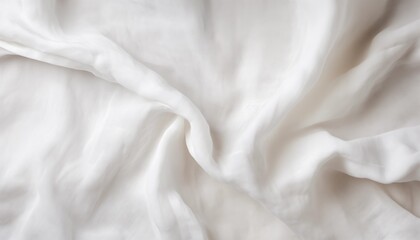 Obraz premium white linen fabric texture