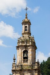 Baroque 18Th Century Tower On The Church Of San Severino, Balmaseda, Vizcaya, The Basque Country, Spain