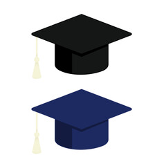 Graduation cap illustration | Graduate hat icon