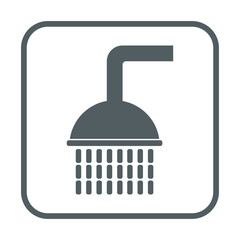 shower icon vector symbol template design trendy