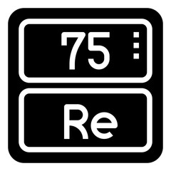 RHENIUM,periodic table,chemistry,science,element.svg