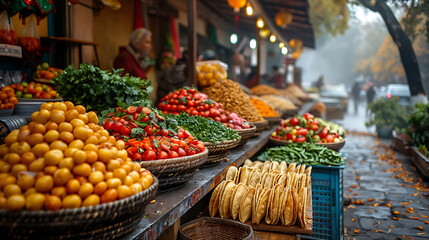 Street Food Market Frenzy: A Global Culinary Adventure