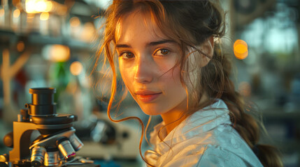 Woman with Dreadlocks at Coffee Machine