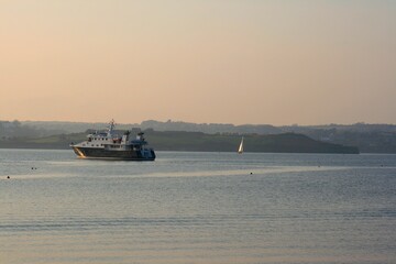 Sailing In Kinsale Harbour With James Fort In Background, Kinsale, Cork, Ireland