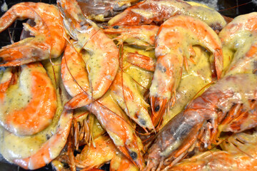 prawns to eat with garlic sauce