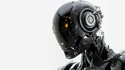 Fototapeta premium Future Intelligent Technology Robot isolated on a white background