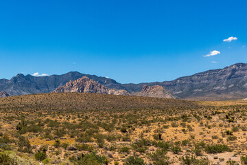 Fototapeta na wymiar Beautiful Red Rock Canyon National Conservation Area, Las Vegas, Nevada