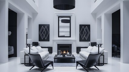 Modern precious living room