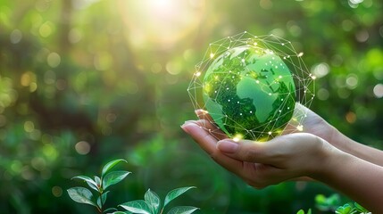 sustainable technology and environmental solutions for achieving un sustainable development goals sdgs green energy concept