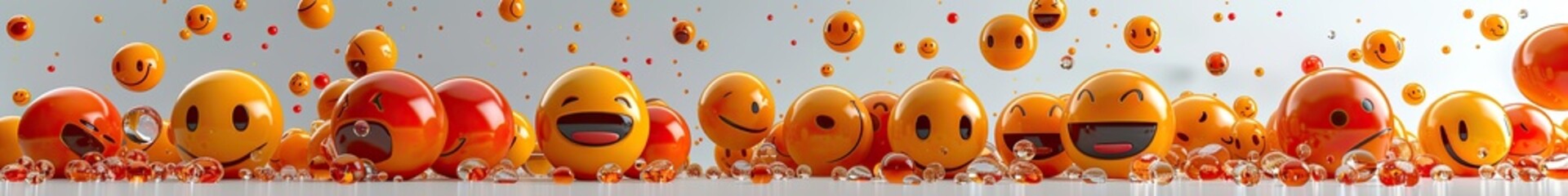 Cheerful yellow smiley emoji. Yellow smiley emoji. Yellow smiley bouncing ball. Fun mood. Happiness, joy, laughter. Happy birthday card.