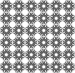 Texture in the form of a seamless black pattern on a white background
