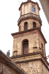 Torre en piedra de la iglesia de San Gil