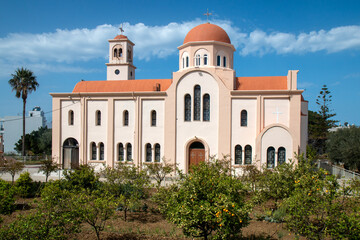 Obraz premium Church of the Ascension of Mr. Zipari Kos Island South Aegean Region (Südliche Ägäis) Greece