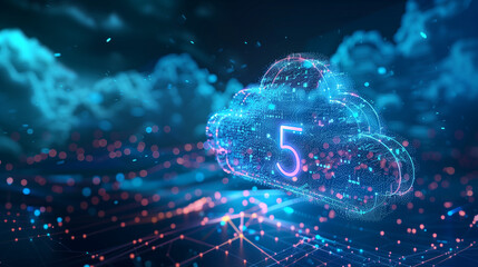 Cloud With Number Five