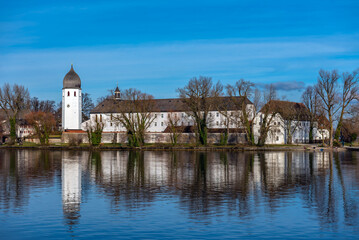 Frauenwörth Abbey in Chiemsee, Germany