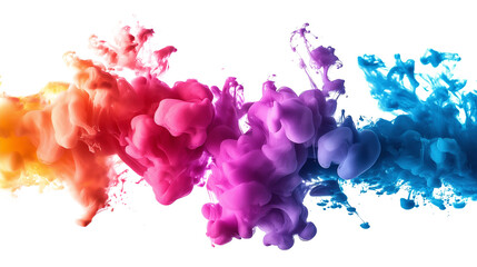  Vibrant Ink Splash Advertisement isolated on a transparent background, PNG file, advertisement, design template, mockup template,