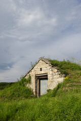 Wine cellar (Tufove pivnice), Velka Trna, Kosice country, Zemplin region, Slovakia