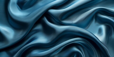 Obraz premium A highresolution fabric texture with silk finish close up, focus on, copy space Smooth and luxurious Double exposure silhouette with silk