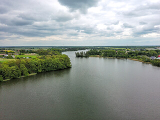 Fototapeta na wymiar Lubień Kujawski is a town on a beautiful lake, Poland.