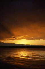 Sunrise Through Clouds