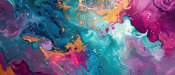 turquoise, titanium, mauve vivid abstract background