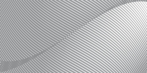 Abstract wave halftone black and white. Monochrome texture for printing on badges, posters, and business cards