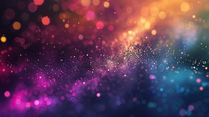 Abstract Blurred Colorful Glitter Background