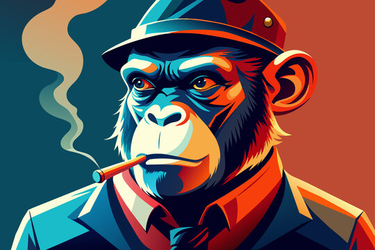 Marijuana Monkey Images – Browse 3,299 Stock Photos, Vectors, and Video
