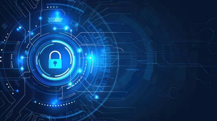 Cyber Security, business technology privacy concept cyber security data protection. , abstract technology background.