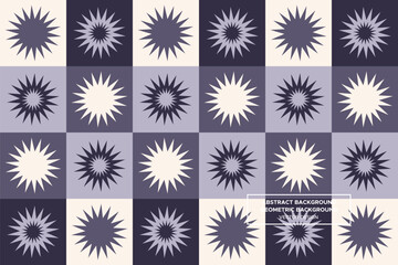 Abstract Background | Geometric Background (Stars) - Pattern, Profile, Brochure, Website Design, Banner, Wall Art, Poster, Advertisement, Apparel, Textiles, Interior Design (4 Colors) - DL.2.60