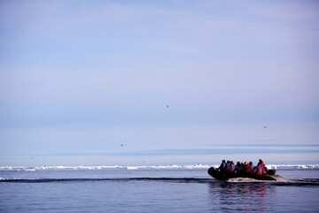 Tourists In The Canadian Arctic