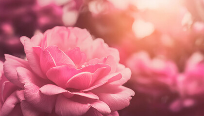 Magnificent beauty of pink flower. Natural background. Botanical garden. Summer season.